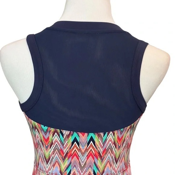 Title Nine Diamalete Chevron Athletic Golf Dress Size Small S - Picture 5 of 11